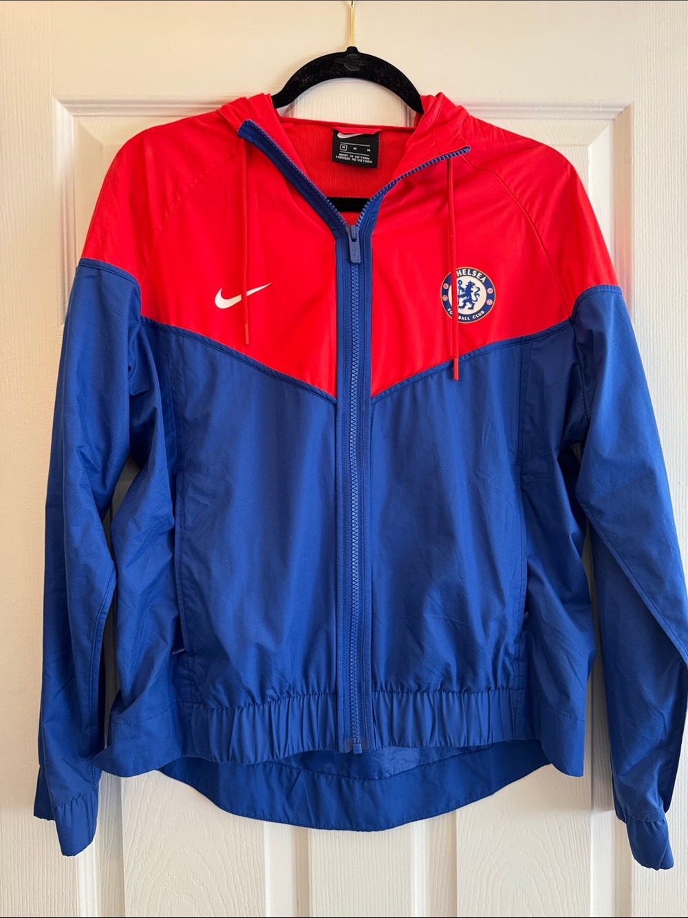 Nike Kids Blue and Red Chelsea FC Windbreaker Jacket